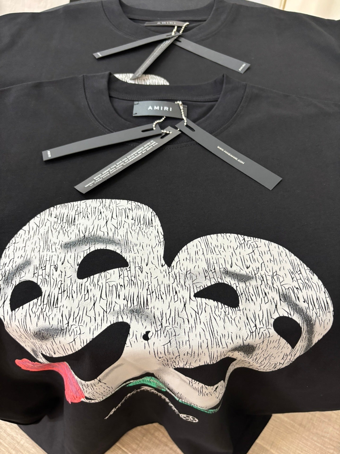 AMIRI THEATRE MASKS OVERSIZED TEE