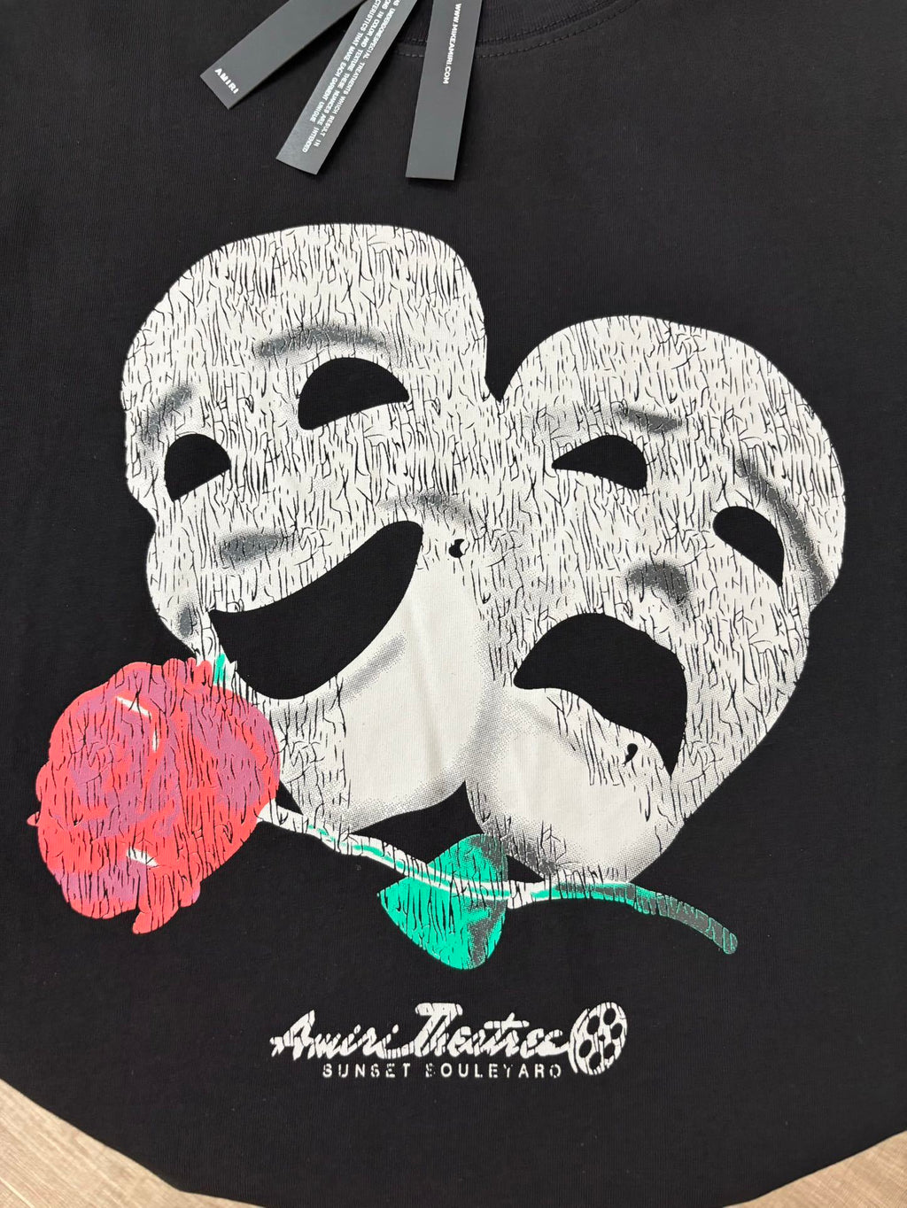 AMIRI THEATRE MASKS OVERSIZED TEE