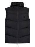 MONCLER HOODED QUILTED GILET