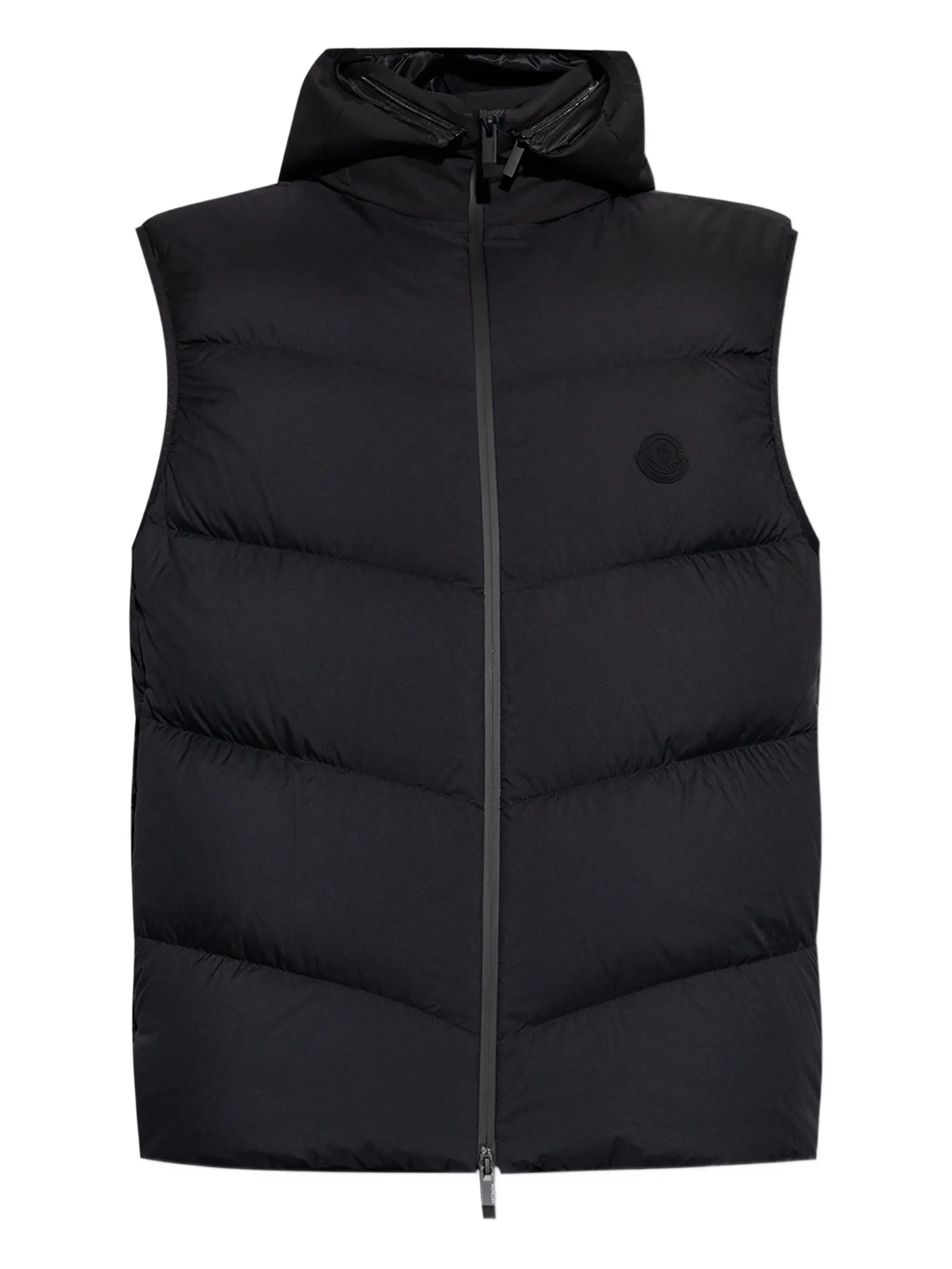 MONCLER HOODED QUILTED GILET