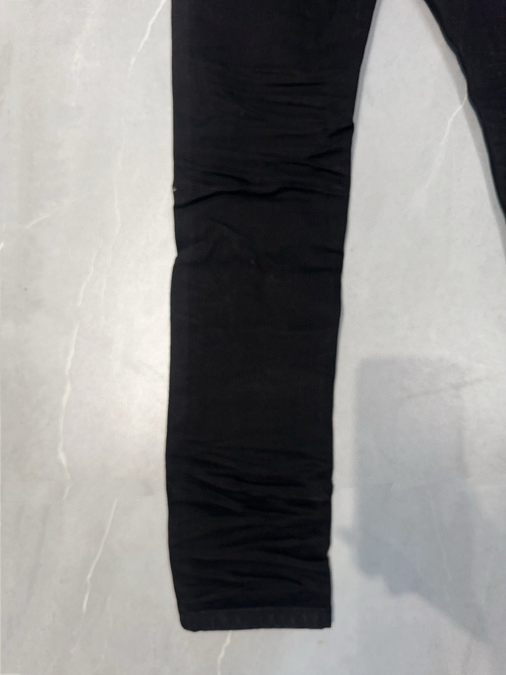 AMIRI WAXED LOGO-APPLIQUE SKINNY JEANS