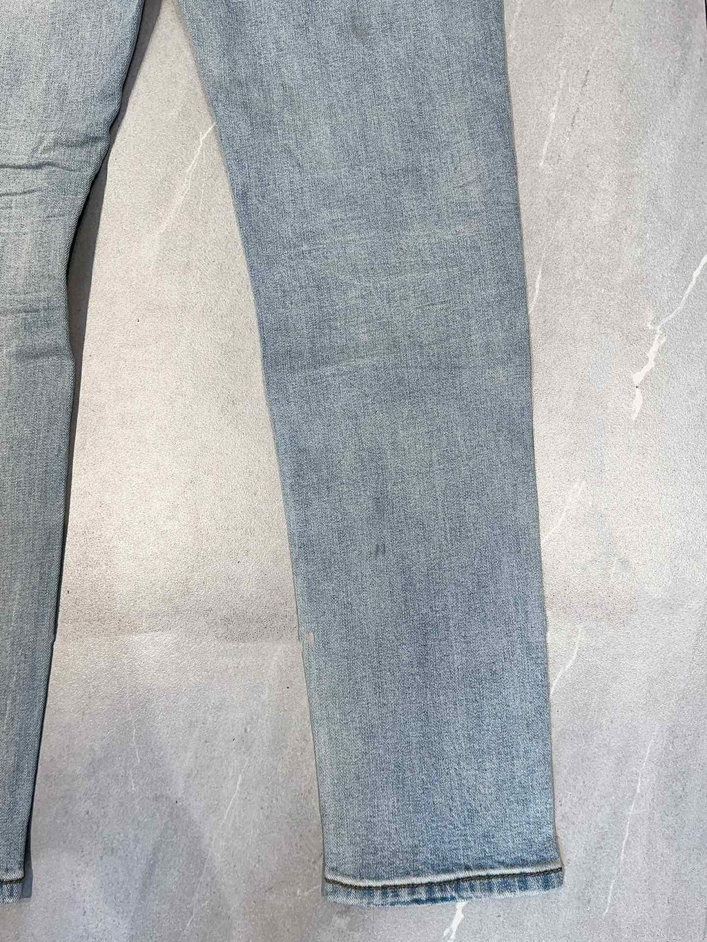 AMIRI MA DRIP SKINNY JEANS 'LIGHT INDIGO'