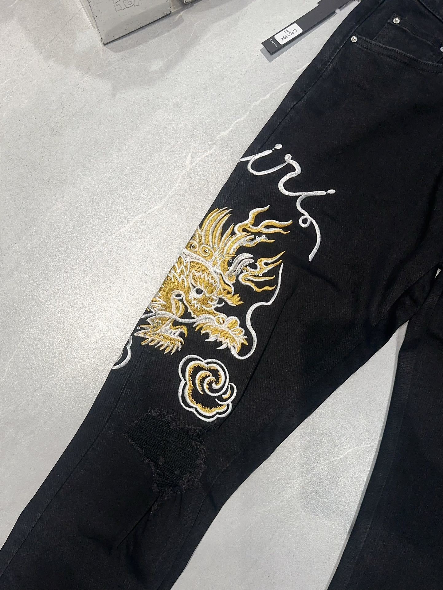 AMIRI DRAGON REPAIR SLIM JEAN