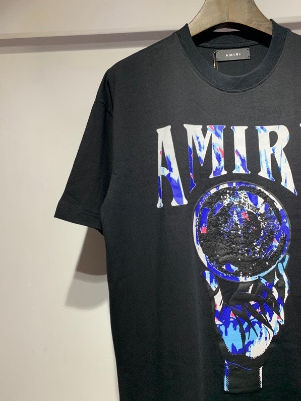 AMIRI CRYSTAL BALL PRINTED COTTON-JERSEY T-SHIRT